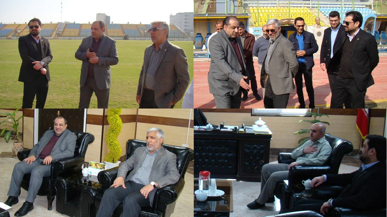 حضور رییس کمیته مسابقات فوتبال ایران در آبادان